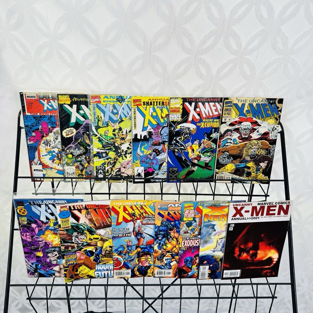 Uncanny X-Men Annuals 12 14-18 1995-2001 Lot Key 1st X-cutioner Shard